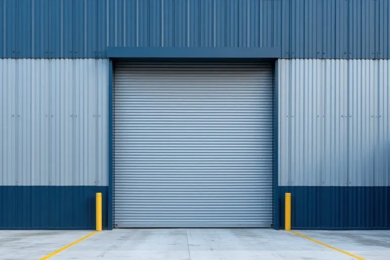 Commercial roll-up garage door