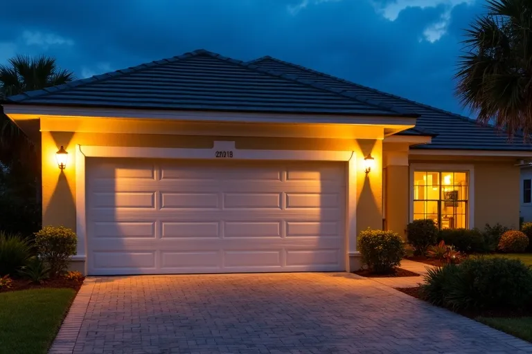 Secure garage door after emergency repair
